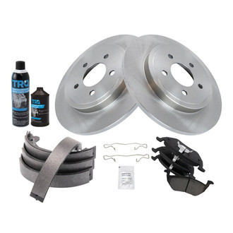 TRQ® - Performance Ceramic Rear Brake Kit