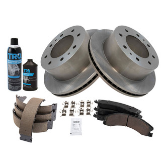TRQ® - Performance Ceramic Rear Brake Kit
