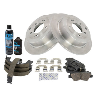TRQ® - Performance Ceramic Rear Brake Kit