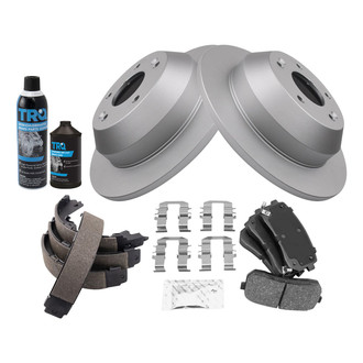 TRQ® - Performance Ceramic Rear Brake Kit
