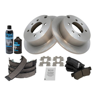 TRQ® - Performance Semi-Metallic Rear Brake Kit