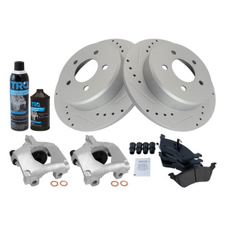 TRQ® - Performance Ceramic Rear Brake Kit