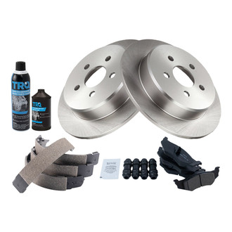 TRQ® - Performance Ceramic Rear Brake Kit