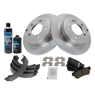 TRQ® - Performance Semi-Metallic Rear Brake Kit