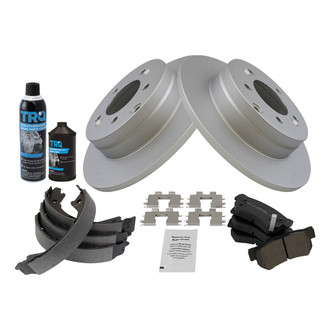 TRQ® - Performance Semi-Metallic Rear Brake Kit