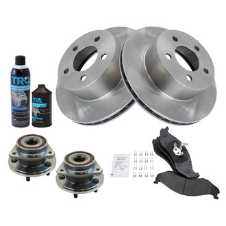 TRQ® - Performance Semi-Metallic Front Brake Kit