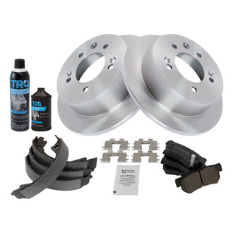 TRQ® - Performance Semi-Metallic Rear Brake Kit