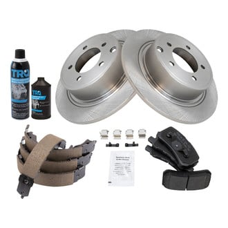 TRQ® - Performance Semi-Metallic Rear Brake Kit