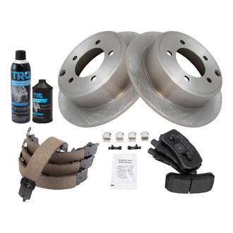 TRQ® - Performance Semi-Metallic Brake Kit