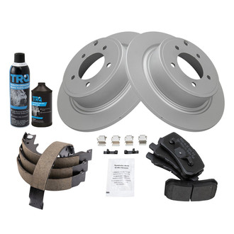 TRQ® - Performance Semi-Metallic Rear Brake Kit