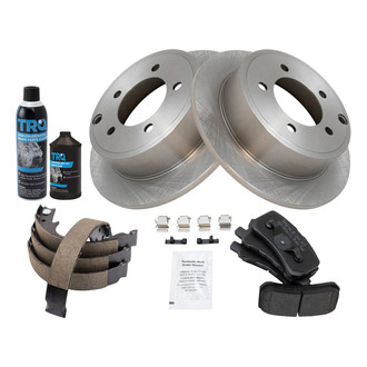 TRQ® - Performance Semi-Metallic Rear Brake Kit
