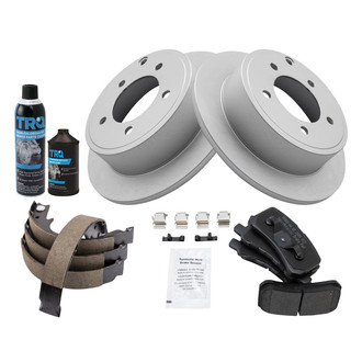 TRQ® - Performance Semi-Metallic Rear Brake Kit