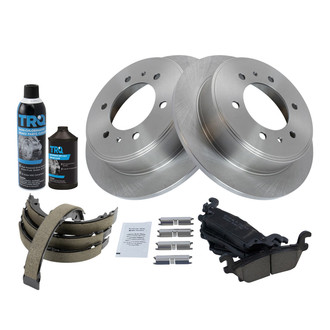 TRQ® - Performance Ceramic Rear Brake Kit