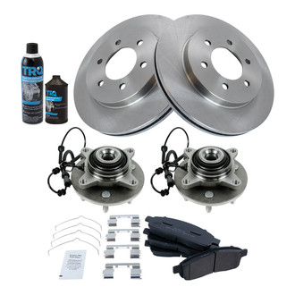 TRQ® - Performance Semi-Metallic Front Brake Kit