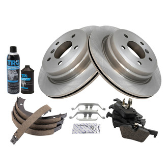 TRQ® - Performance Ceramic Rear Brake Kit