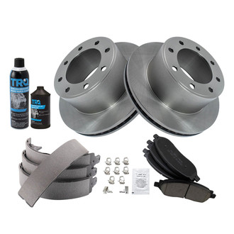 TRQ® - Performance Ceramic Rear Brake Kit