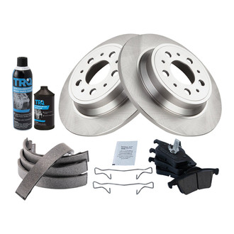 TRQ® - Performance Ceramic Rear Brake Kit