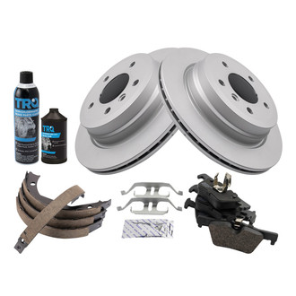 TRQ® - Performance Ceramic Rear Brake Kit