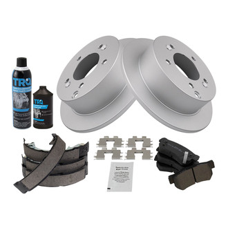 TRQ® - Performance Semi-Metallic Brake Kit