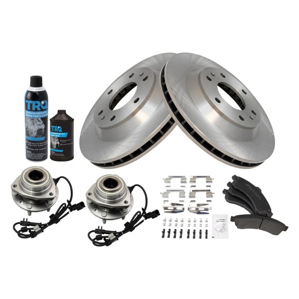 TRQ® - Performance Semi-Metallic Front Brake Kit