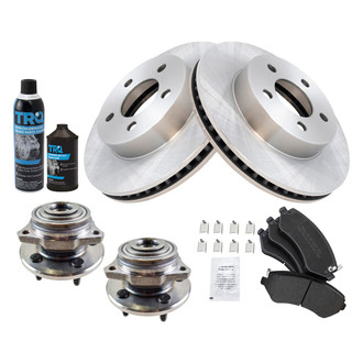 TRQ® - Performance Semi-Metallic Front Brake Kit