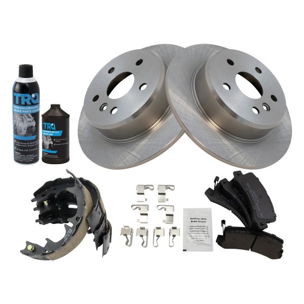 TRQ® - Performance Semi-Metallic Rear Brake Kit