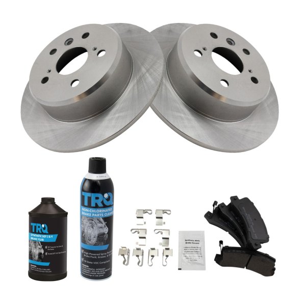 TRQ® - Performance Semi-Metallic Rear Brake Kit