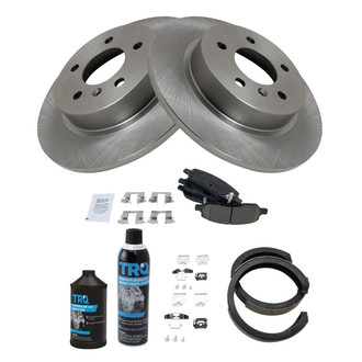 TRQ® - Performance Ceramic Rear Brake Kit