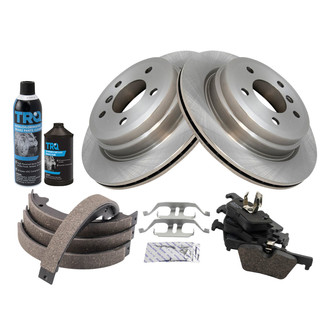 TRQ® - Performance Ceramic Rear Brake Kit