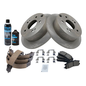 TRQ® - Performance Ceramic Rear Brake Kit