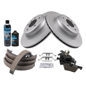 TRQ® - Performance Ceramic Rear Brake Kit
