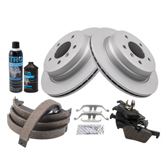 TRQ® - Performance Ceramic Rear Brake Kit
