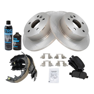 TRQ® - Performance Semi-Metallic Rear Brake Kit