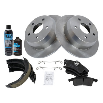 TRQ® - Performance Semi-Metallic Rear Brake Kit