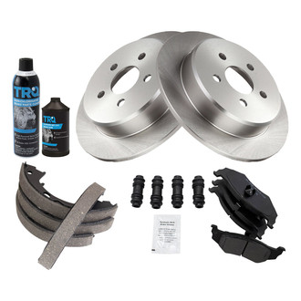 TRQ® - Performance Semi-Metallic Rear Brake Kit