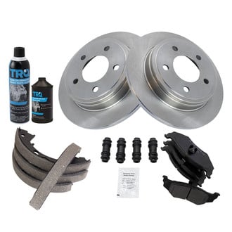 TRQ® - Performance Semi-Metallic Rear Brake Kit