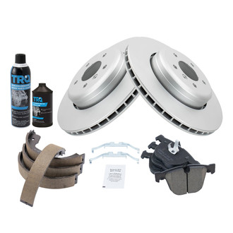 TRQ® - Rear Disc Brake Kit with Ceramic Pads