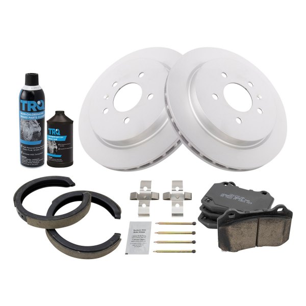 TRQ® - Performance Ceramic Rear Brake Kit