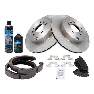 TRQ® - Performance Semi-Metallic Rear Brake Kit