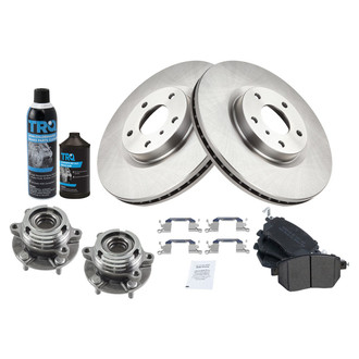 TRQ® - Performance Semi-Metallic Front Brake Kit
