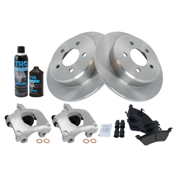 TRQ® - Performance Semi-Metallic Rear Brake Kit