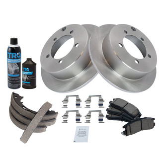 TRQ® - Performance Ceramic Rear Brake Kit
