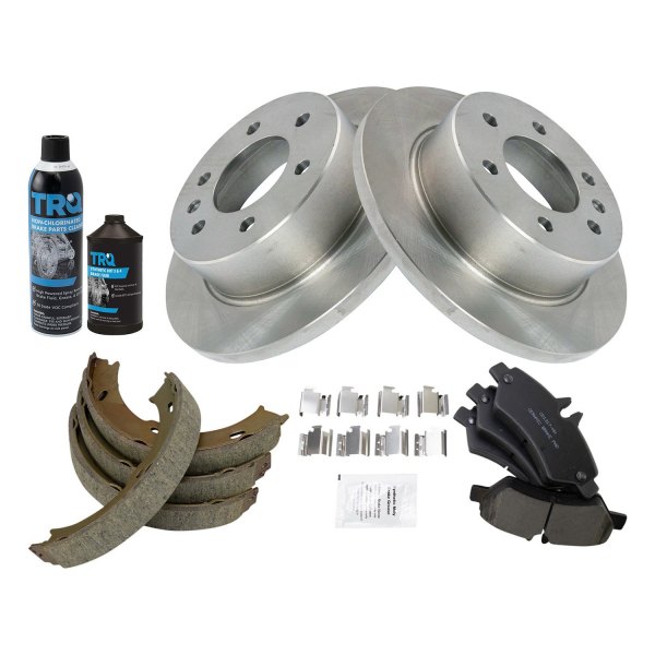 TRQ® - Performance Ceramic Rear Brake Kit