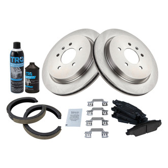 TRQ® - Performance Ceramic Rear Brake Kit