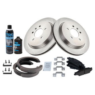 TRQ® - Performance Ceramic Rear Brake Kit