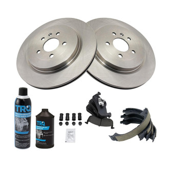 TRQ® - Performance Ceramic Rear Brake Kit