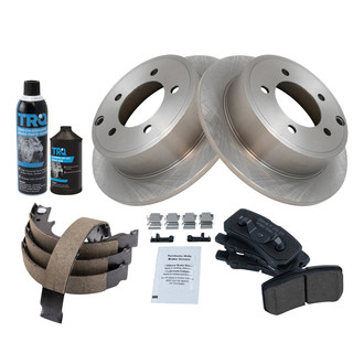 TRQ® - Performance Ceramic Rear Brake Kit