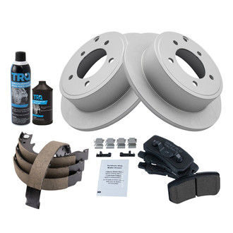 TRQ® - Performance Ceramic Rear Brake Kit