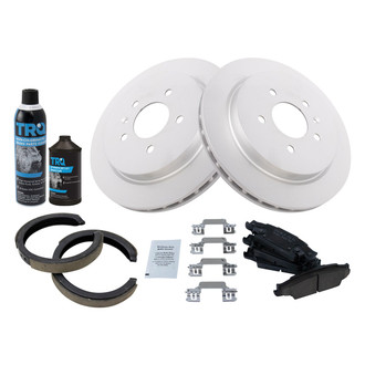 TRQ® - Performance Ceramic Rear Brake Kit