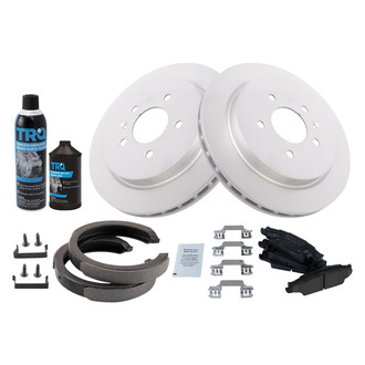 TRQ® - Performance Ceramic Rear Brake Kit